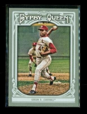 2013 TOPPS GYPSY QUEEN Baseball Trading Card #80 BOB GIBSON
