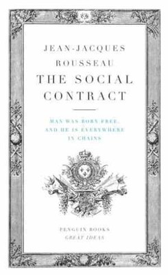 The Social Contract: Man - Paperback, by Rousseau Jean-Jacques - Acceptable n