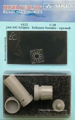 AIRES HOBBY 1/48 JAS39C GRIPEN EXHAUST NOZZLE OPENED FOR ITA D 4322