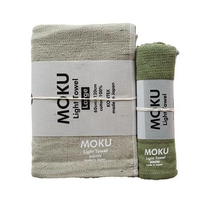 [Contex] MOKU (59862-90) Bath towels and face towels (khaki & green)