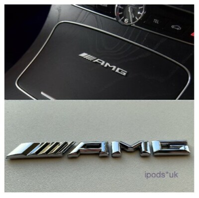 Interior Small AMG Mercedes Badge Cockpit Centre Dashboard Console A B C E S