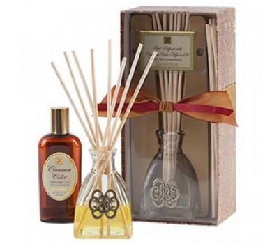 Cinnamon Cider Diffuser Kit Aromatique Gift Set Home Fragrance Bottle & Reeds N