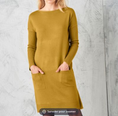 Robe pull a poches miel blancheporte t 50 eBay