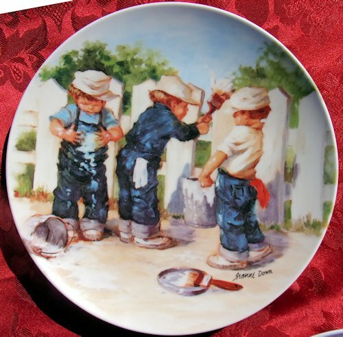 Knowles Jeanne Down's Friends I Remember Collector Plate Set #1-6