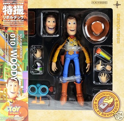 Used Kaiyodo Tokusatsu Revoltech No.010 Toy Story Woody PVC