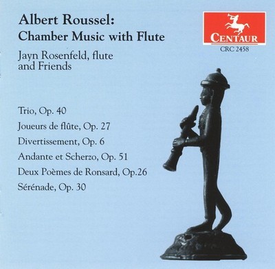Jayn Rosenfeld - Chamber Music with Flute: Trio Op 40 (1929) [New CD]