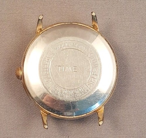 Men's Vtg 1969 TIMEX SELF WIND Gold Tone Wristwatch For Repair