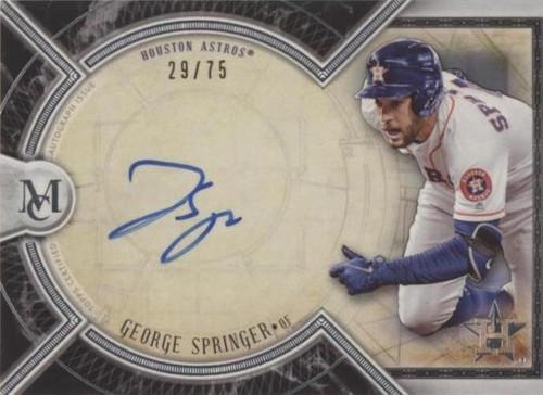 2018 Topps Museum Collection - George Springer #AA-GSP