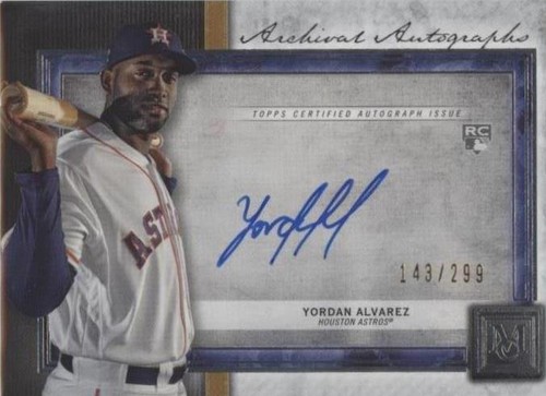 2020 Topps Museum Collection - Yordan Alvarez #AA-YA