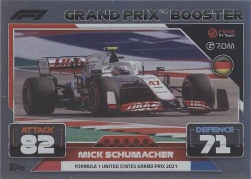 2023 Topps Turbo Attax F1 #346 Michael Schumacher Cyan 140