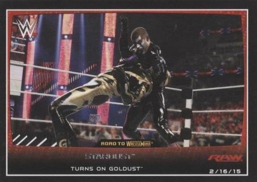 2015 Topps WWE Road to Wrestlemania - Stardust #88