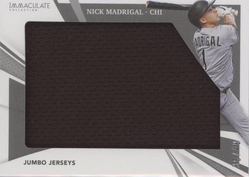 2021 Panini Immaculate Collection - Nick Madrigal #JJ-NML