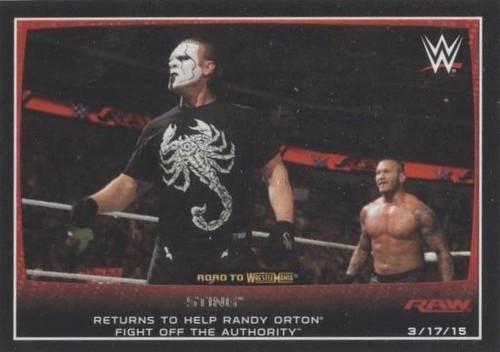 2015 Topps WWE Road to Wrestlemania - Sting #96