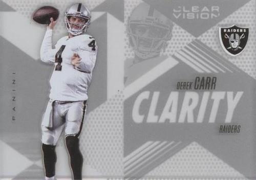 2015 Panini Clear Vision Derek Carr #CL-10