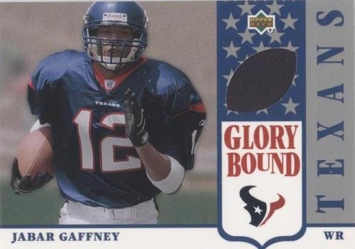 2002 UD Authentics Jabar Gaffney #GBJ-JG