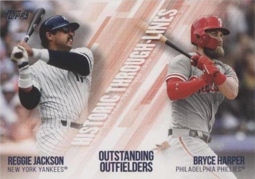 2019 Topps - Bryce Harper Reggie Jackson #HTL-16