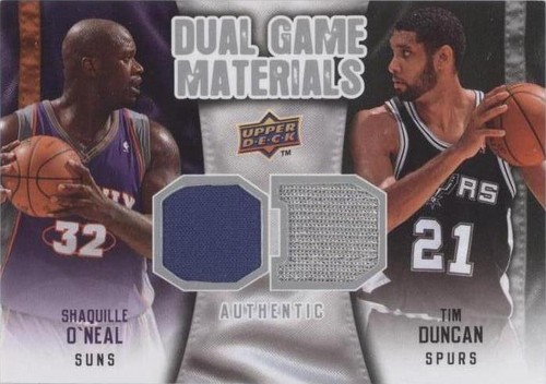 2009-10 Upper Deck - Shaquille O'Neal/Tim Duncan #DG-DO