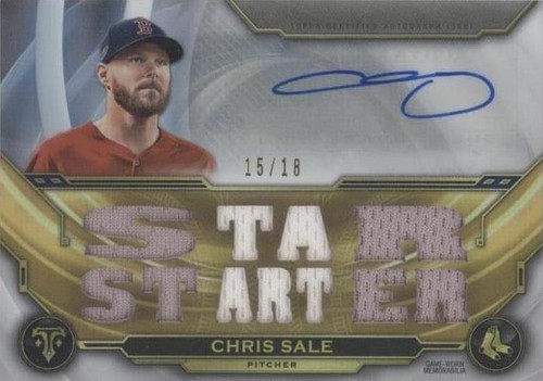 2019 Topps Triple Threads - Chris Sale #TTAR-CS3