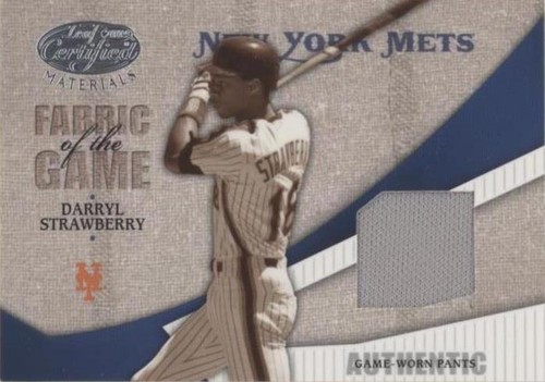 2004 Leaf Certified Materials - Darryl Strawberry #FG-21