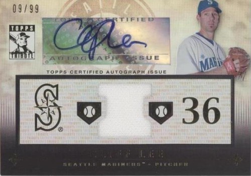 2010 Topps Tribute - Cliff Lee #TAR-CL