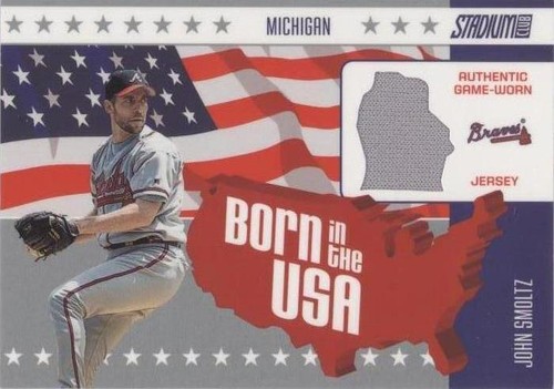 2003 Topps Stadium Club - John Smoltz #USA-JS