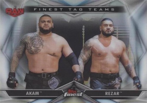 2020 Topps Finest WWE - Akam Rezar #TT-1