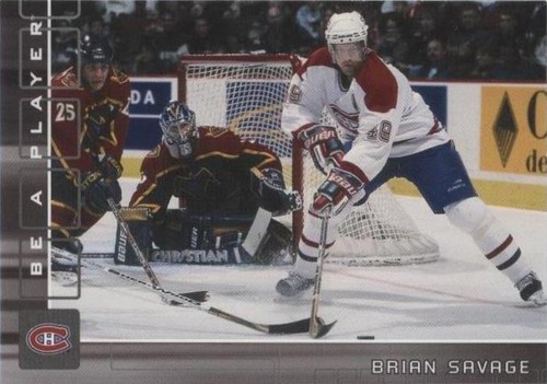 2001-02 In the Game Be A Player Memorabilia - Brian Savage #157