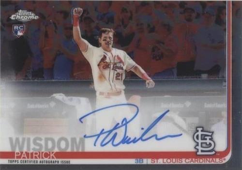 2019 Topps Chrome - Patrick Wisdom #RA-PW