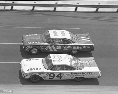 1960 Ford of Banjo Matthews NASCAR in 1/25th model car decal