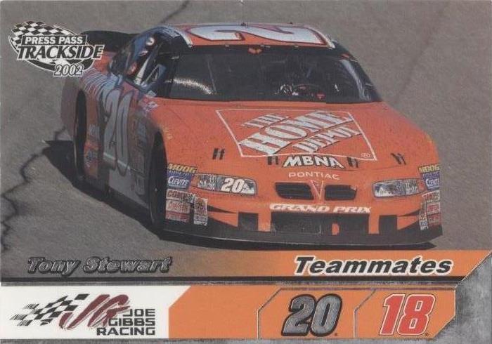 2002 Press Pass Trackside - Tony Stewart #80