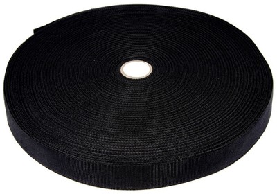 Country Brook Design  1 Inch Black Polypropylene Binding, 25 Yards