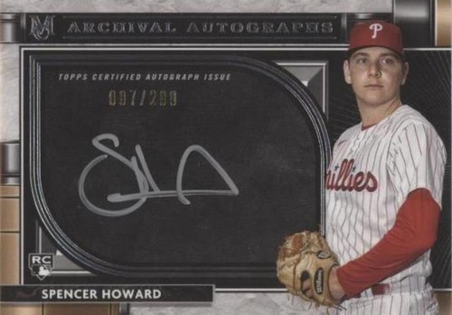 2021 Topps Museum Collection - Spencer Howard #AA-SH