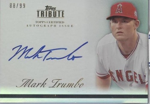 2012 Topps Tribute - Mark Trumbo #TA-MT2