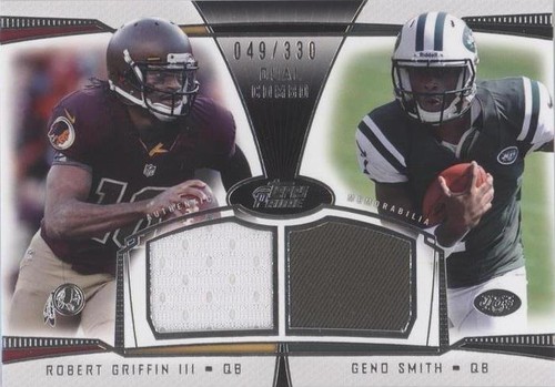 2013 Topps Prime Geno Smith Robert Griffin III #DCR-GS