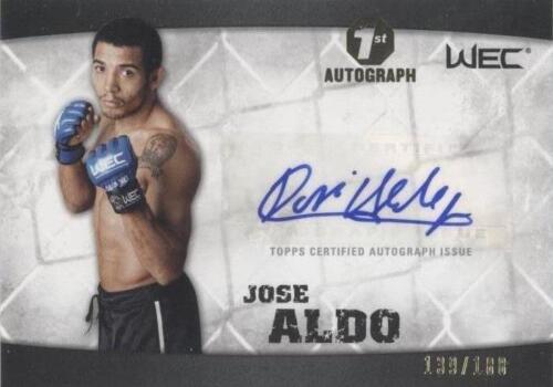117/188 Jose Aldo Rookie Gear Relic 2010 Topps UFC Knockout
