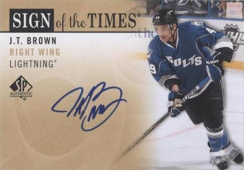 2012-13 SP Authentic - J.T. Brown #SOT-BW