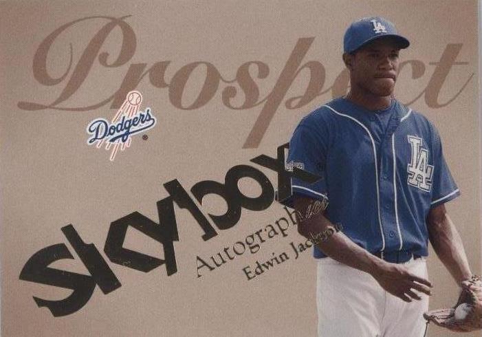 2004 Skybox Autographics - Edwin Jackson #83
