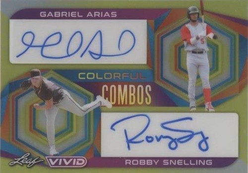 2022 Leaf Vivid - Gabriel Arias Robby Snelling #CC-13