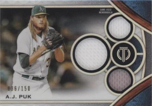 2021 Topps Tribute - A.J. Puk #TTR-APU