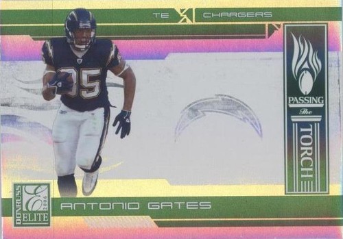 2006 Donruss Elite Antonio Gates Lance Alworth #PT-30