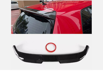 Rear Window Roof Spoiler Wing Lip FIT  VW Golf7 MK7 MK7.5 GTD 2014-2020 Black