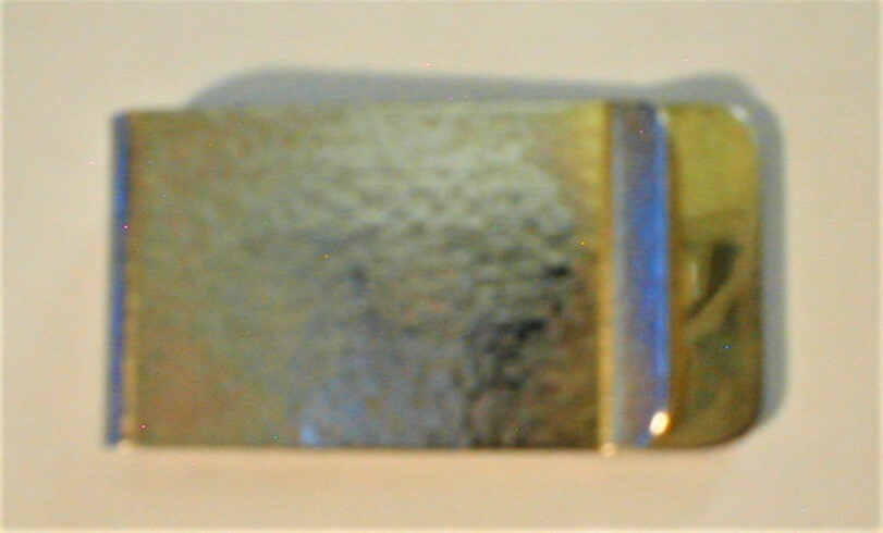 Vintage Money Clip Stainless Steel, Aruba, 2