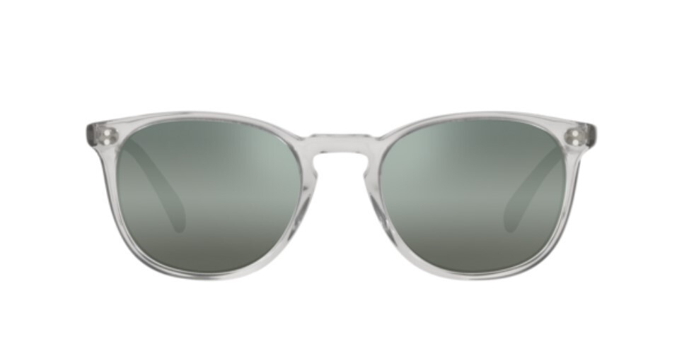 Pre-owned Oliver Peoples 0ov5298su Finley Esq. Sun 166941 Black Diamond 53mm Sunglasses In Steal