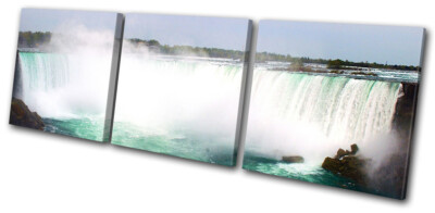 Niagara Falls Canada Waterfall Landmarks TREBLE TOILE murale ART Photo Print