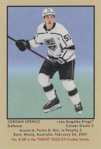 2022-23 Upper Deck Parkhurst Champions - Jordan Spence #R-68