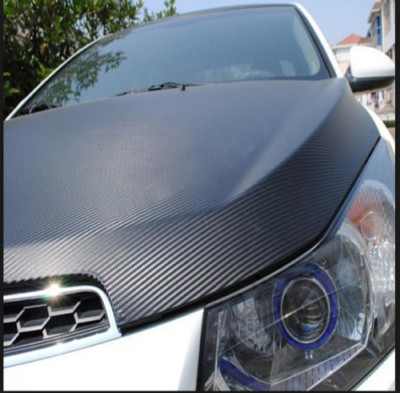 Premium Fibra De Carbono For Car Vinilo Para Autos Carros Negro 1ft x 5ft 5D