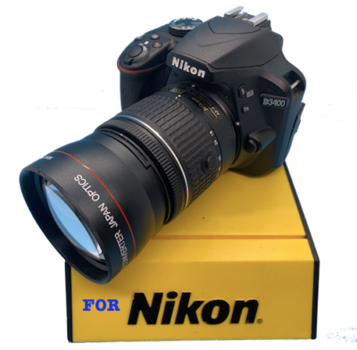 PRO DEDICATED HD AF 2X ZOOM LENS FOR NIKON D3500 WITH 18 55MM LENS