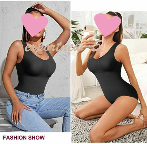 Women Waist Trainer Bodysuit Tops for Women Tummy Control Full Body Shapewear