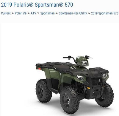2019 Polaris Sportsman 570 Green