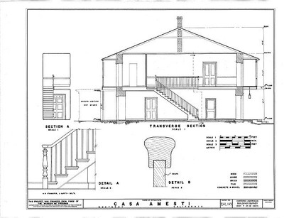 Jose Amesti Casa,516 Polk Street,Monterey,Monterey County,CA,California,HABS,14